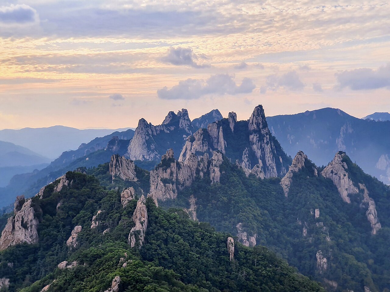 Seoraksan mountain in Korea