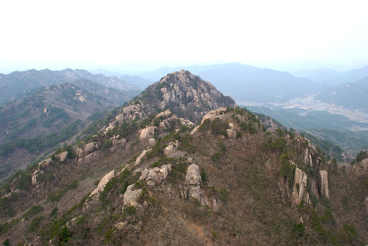Songnisan mountain in Korea