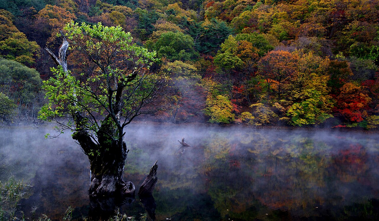 Juwangsan mountain in Korea