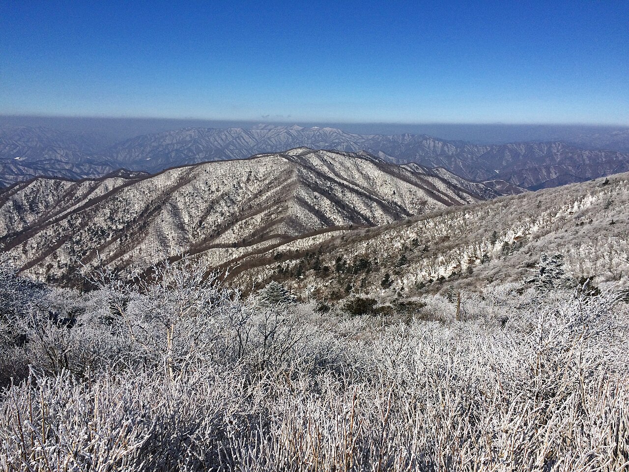 Odaesan mountain in Korea