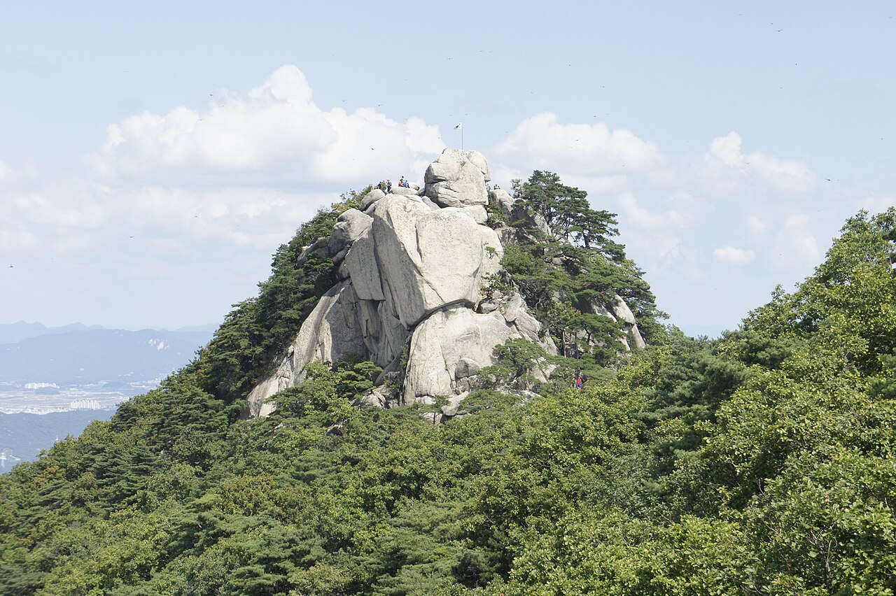 Suraksan mountain in Korea