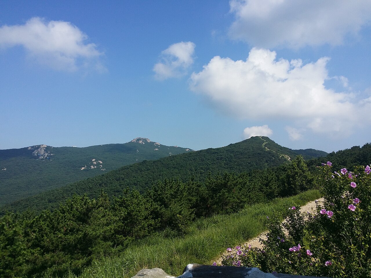 Geumjeongsan mountain in Korea