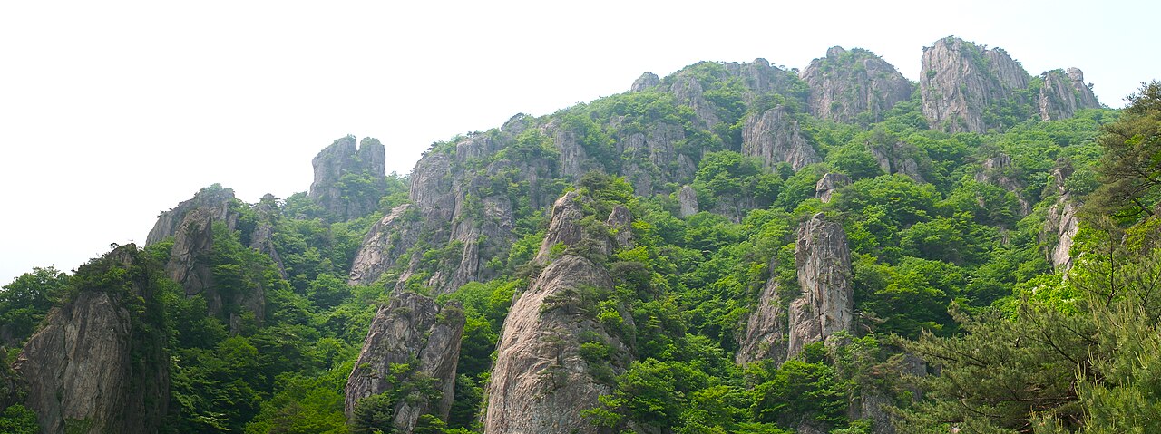 Daedunsan mountain in Korea