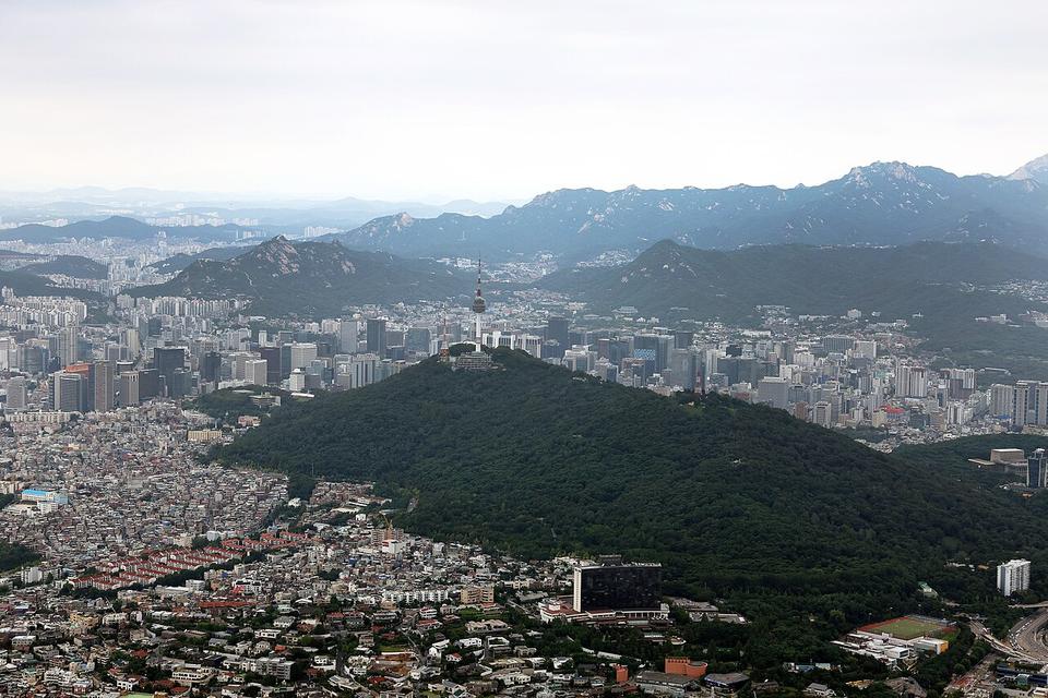 Namsan Seoul, a mountain in South Korea
