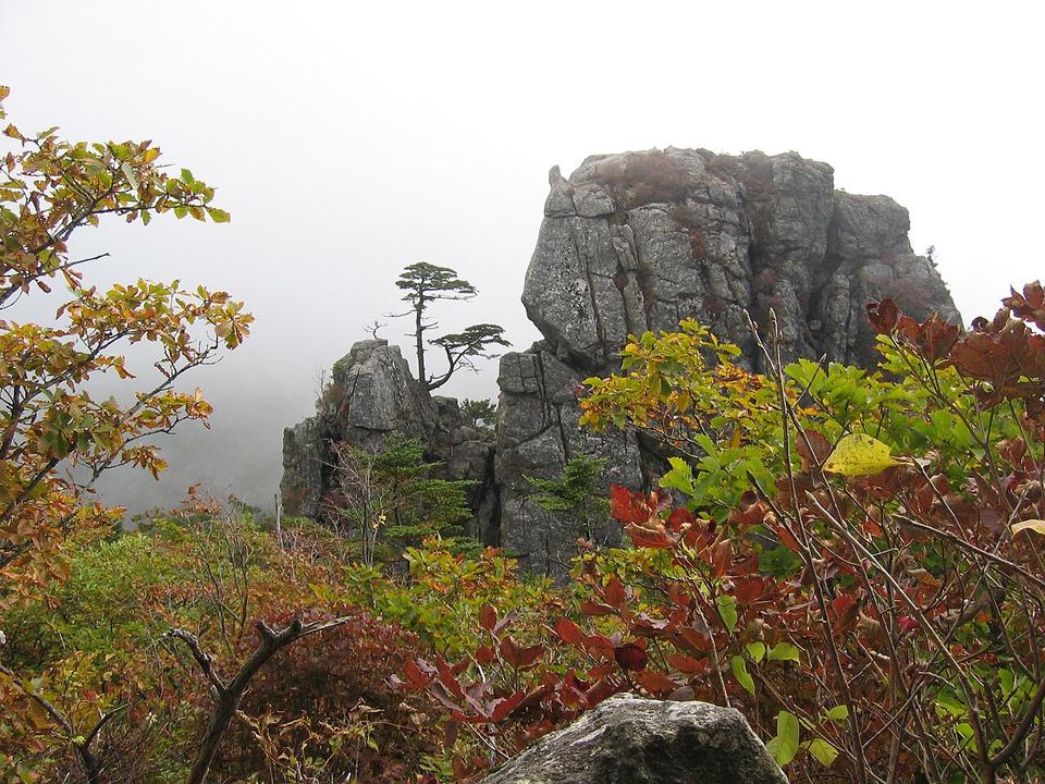 Jirisan, a mountain in South Korea